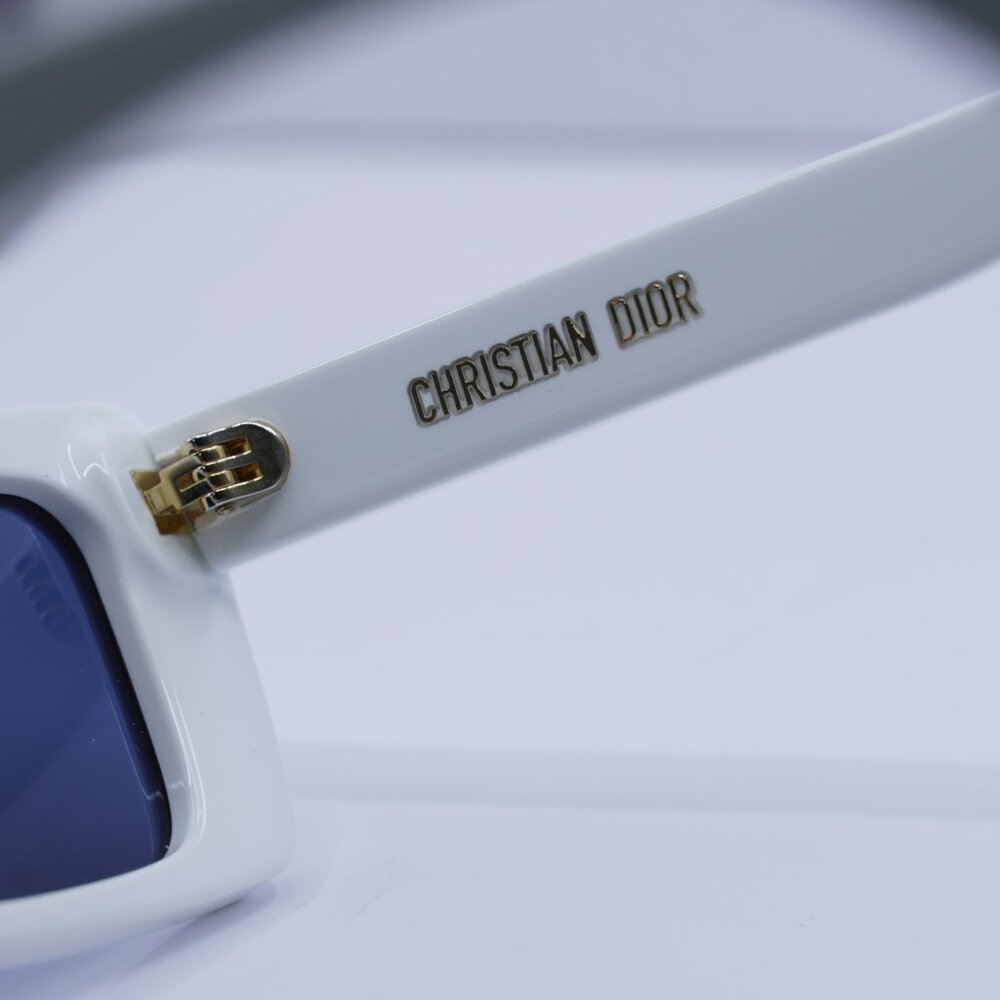 Dior White and Blue Sunglasses - Picture 9 of 11